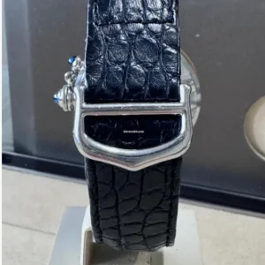Cartier Pasha Chronograph 18ct Gold Bezel Petina Dial - Image 4