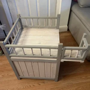 Small dog cat pet bed den - Image 3