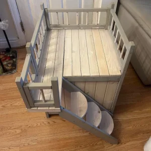 Small dog cat pet bed den - Image 5