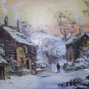 John Corcoran winter scene - Image 7