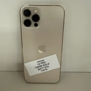 APPLE IPHONE 12 PRO GOLD 128GB UNLOCKED WITH WARRANTY