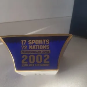 Manchester 2002 Commonwealth Games Bone China Paperweight by Caverswall - Image 2