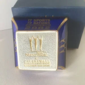 Manchester 2002 Commonwealth Games Bone China Paperweight by Caverswall - Image 4