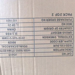 Double size Hayden Fabric Ottoman Bed Frame - Image 8