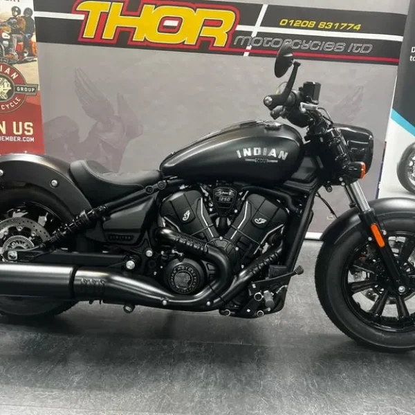 Indian Scout Bobber LTD + Tech 1250 2025 Matt Black