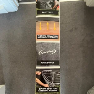 CleverSpa Universal Thermal Hot Tub Cover up to 180cm | in Horsham, West Sussex - Image 3