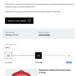 New adidas Manchester United FC 2025/26 home shirt XXL - Image 8