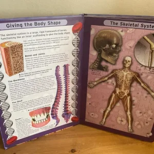 Human Anatomy Book with Jigsaw Puzzles - Image 2