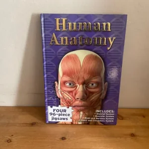 Human Anatomy Book with Jigsaw Puzzles