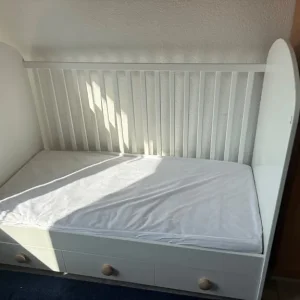 IKEA GONATT cot with drawer - Image 3