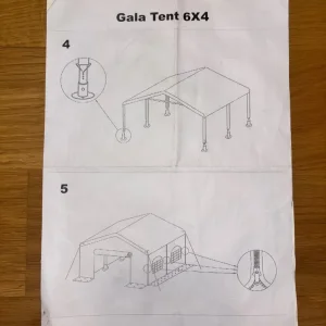 Gala tent 6m x 4m - Image 2