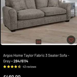 Argos sofa - Image 8