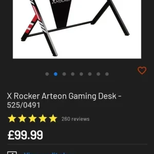 Xrocker gaming desk