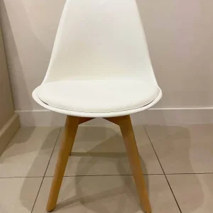 SIX Cream M MILO Dining Chairs - Image 4