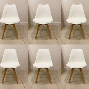 SIX Cream M MILO Dining Chairs - Image 5