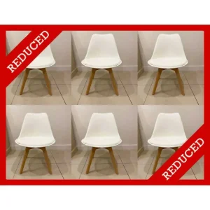 SIX Cream M MILO Dining Chairs