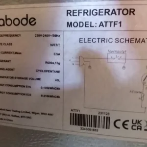 Table top fridge