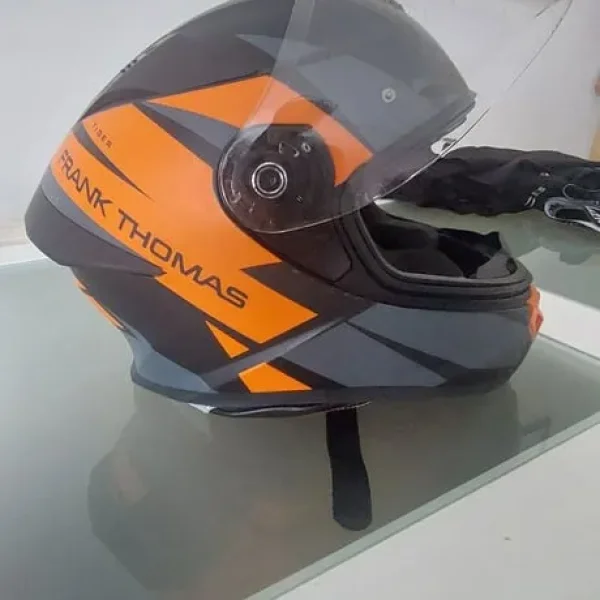 Frank Thomas biker helmet