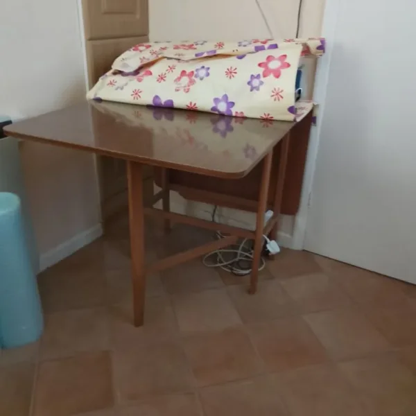 Fold down dining table