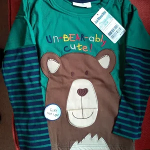 Cute sleeveed t-shirt for 5-6 year olds – Jojo Mama Bebe, new but too small