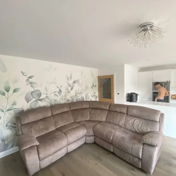 2 years old Moreno corner power sofa