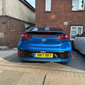 2017 Hyundai Ioniq Hybrid Premium – Blue – Fully Repaired – PCO Ready - Image 2