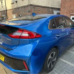 2017 Hyundai Ioniq Hybrid Premium – Blue – Fully Repaired – PCO Ready - Image 3