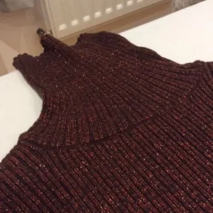 River Island Sparkly Brown Jumper - Image 3