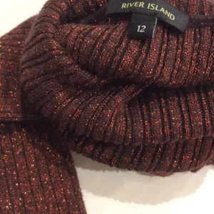 River Island Sparkly Brown Jumper - Image 4
