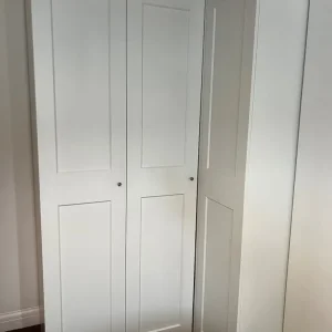 White PAX corner wardrobe - Image 4