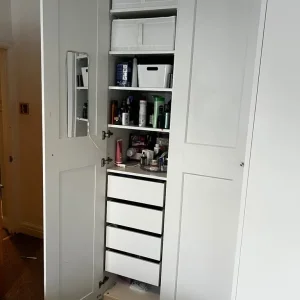 White PAX corner wardrobe - Image 6