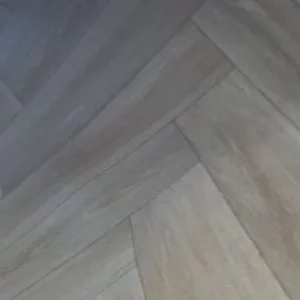 Vinyl flooring herringbone pattern