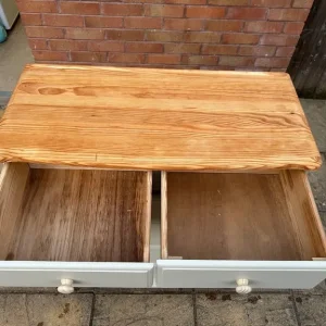Refurbished pine chest of drawers - Image 6