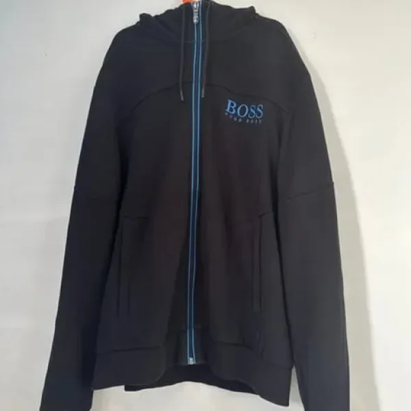 Hugo Boss black and blue zip up jacket