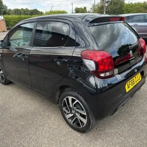 PEUGEOT 108 1.0L Manual Petrol 2018 Black - Image 7