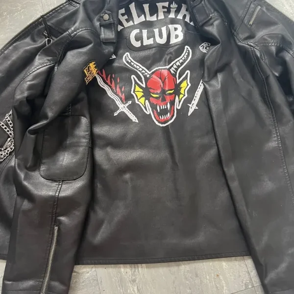 Stranger Things Faux Leather Jacket
