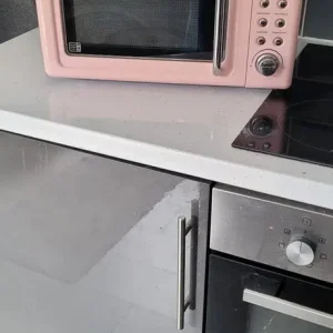 Retro Pink Microwave