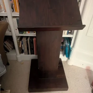 Wooden lectern