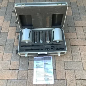 Bosch Dry Diamond Core Bit Set. Complete in Wheeled Case
