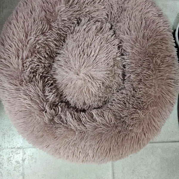 Pink donut bed
