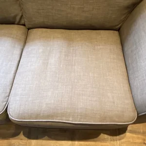 Light brown linen style sofa bed - Image 2