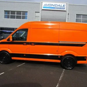2021 Volkswagen Crafter TDI CR35 Trendline 140 BHP MWB Business Pack Euro 6 Orange - Image 2