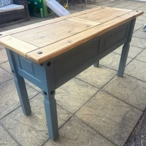 Refurbished Mexican pine hall stand sideboard - Image 4