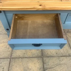 Refurbished Mexican pine hall stand sideboard - Image 5