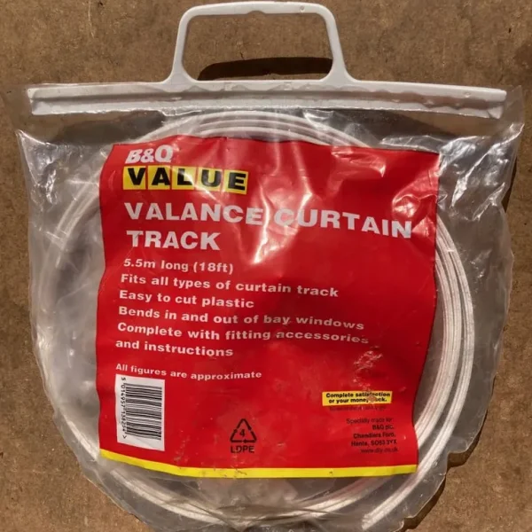 VALANCE CURTAIN TRACK 5.5 M (18 ft) Sealed Unopened