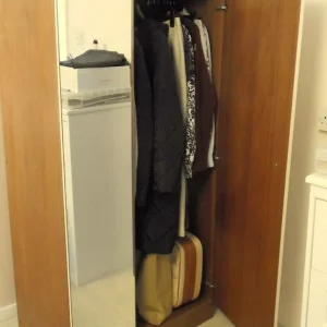 Retro wardrobe with full-length mirror - Image 2