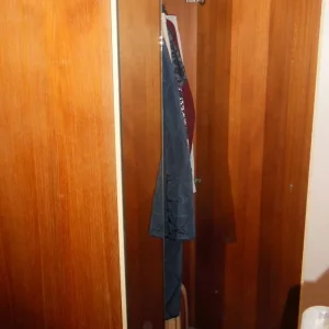Retro wardrobe with full-length mirror - Image 4