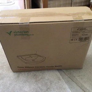 Victorian plumbing 550mm white basin