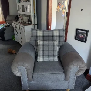 2 seater sofa and armchair - Image 4
