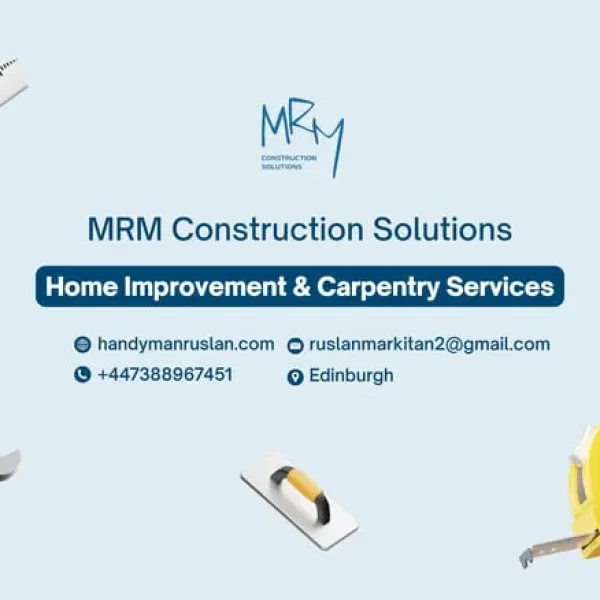 Handyman with carpentry, tiling, and kitchen fitting